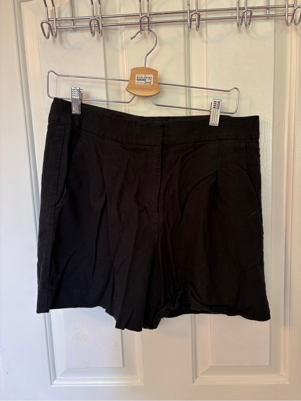 Women’s Black Tailored Bermuda Shorts